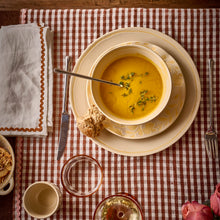 Load image into Gallery viewer, Olive Napkin - Rust Border