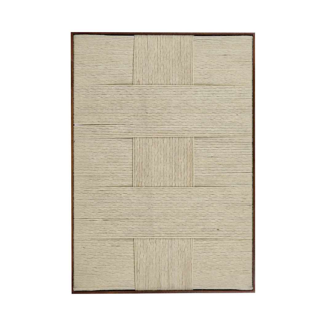 Telaio Wool Art Mango Wood Framed