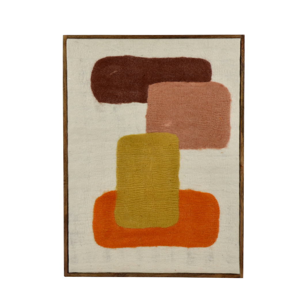 Wooly Framed Art Work