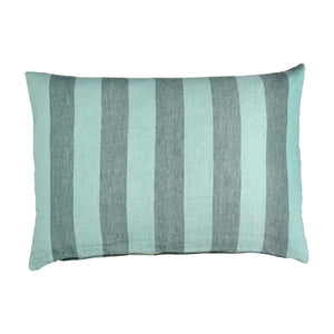 Cirque Magique Grey Blue Stripe Cushion