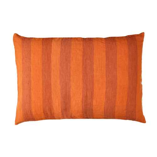 Cirque Magique Rust Stripe Cushion