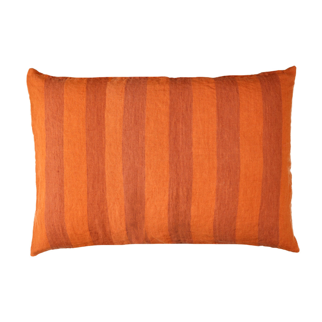 Cirque Magique Rust Stripe Cushion