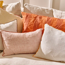 Load image into Gallery viewer, Cirque Magique Rust Stripe Cushion