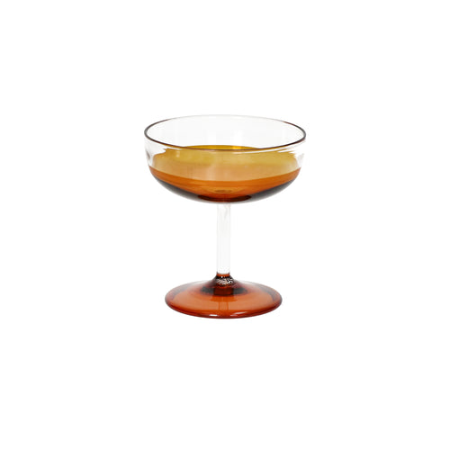 Tarifa Amber Coupe Glass