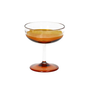 Tarifa Amber Coupe Glass