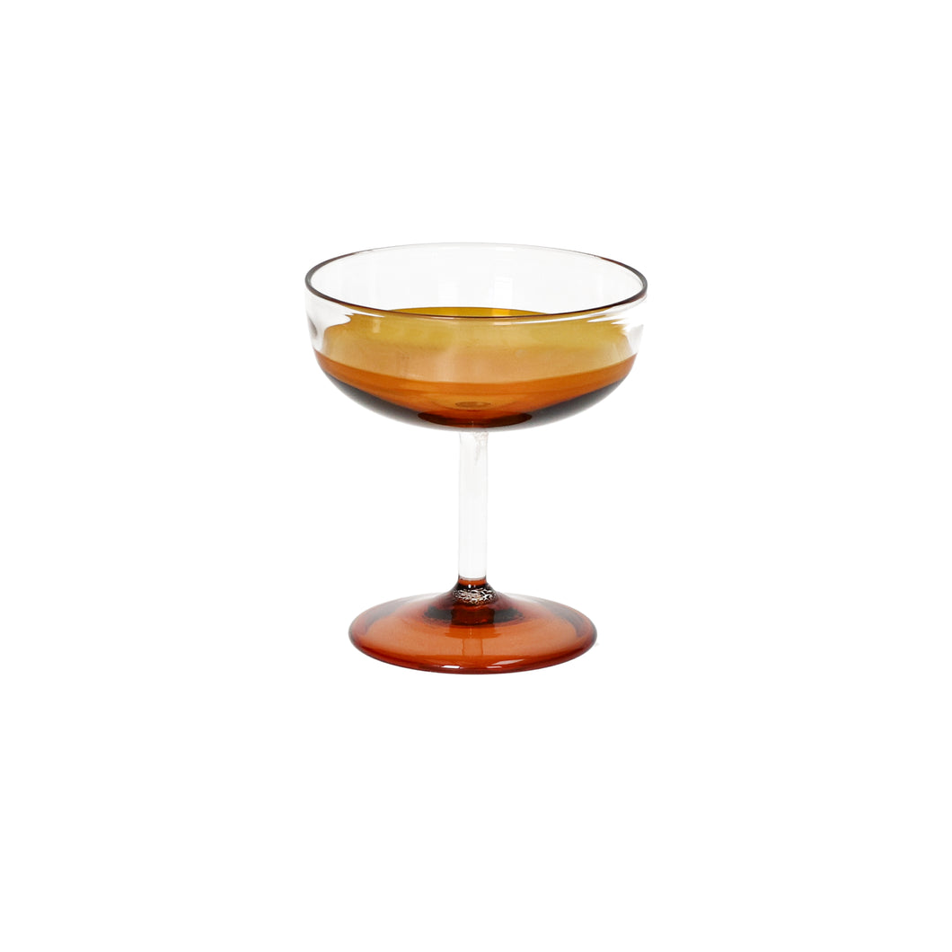 Tarifa Amber Coupe Glass