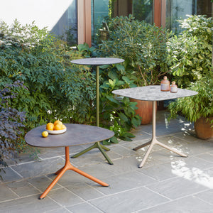 Tripé Round Folding Bistro Table - 2 Heights