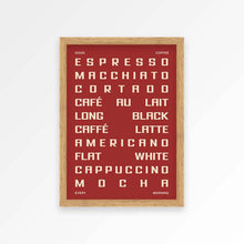 Load image into Gallery viewer, Coffee Guide A3 Print
