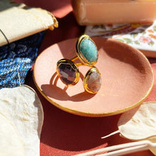 Load image into Gallery viewer, Amelie Three Stone Ring - AAL