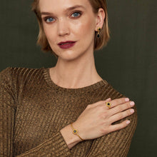 Load image into Gallery viewer, Maine Black Onyx Flower Ring