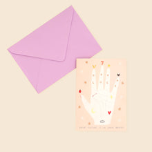 Load image into Gallery viewer, Palmistry Good Luck Greetings Card