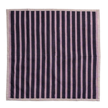 Load image into Gallery viewer, Block Stripe Napkins - Aubergine &amp; Mauve