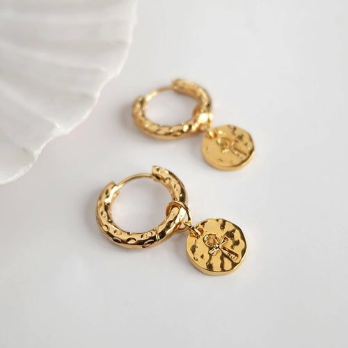 Ankh Amulet Earrings