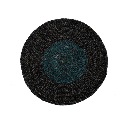 Seagrass Placemats Set of 2 - Black