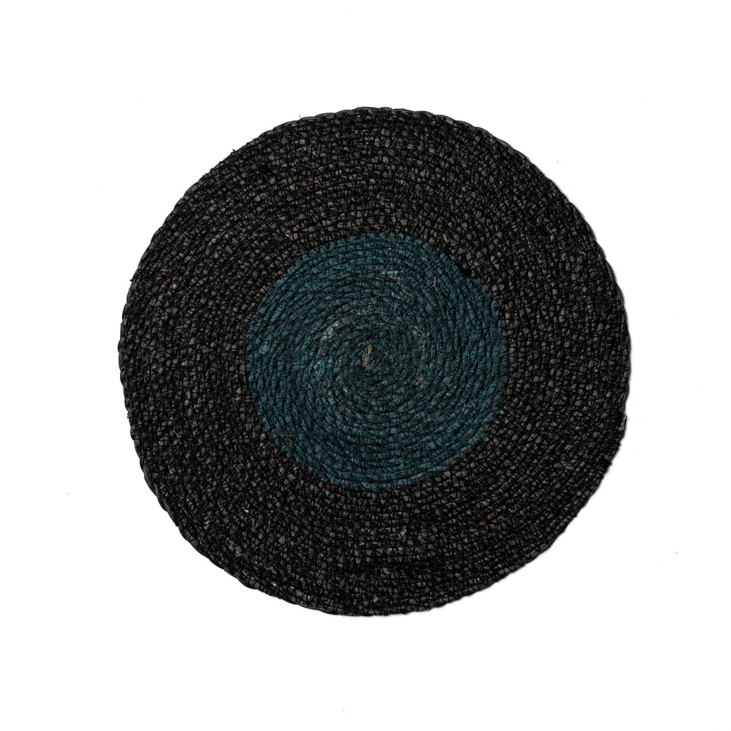 Seagrass Placemats Set of 2 - Black