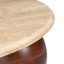 Load image into Gallery viewer, Chloe Travertine Coffee Table