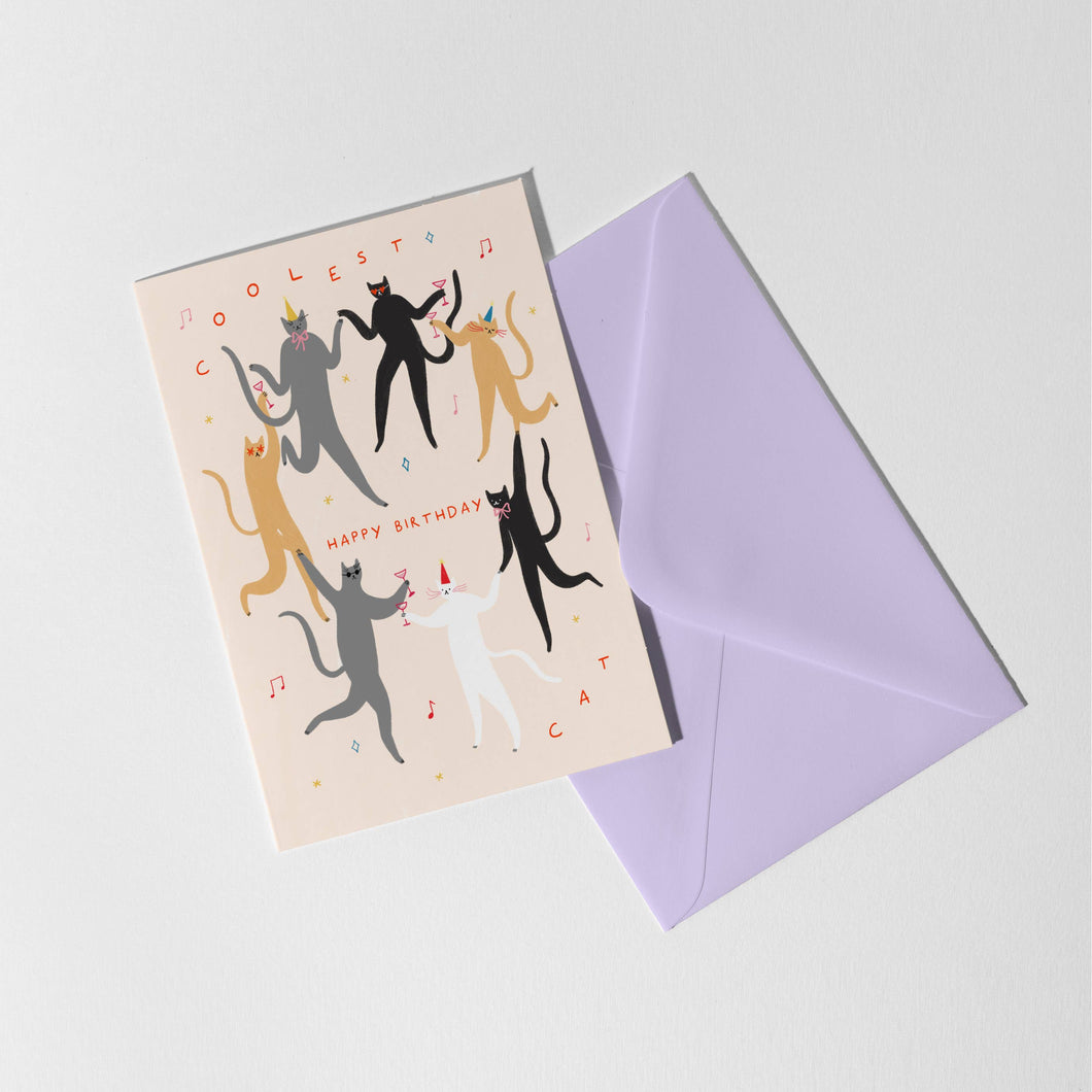Coolest Cat Birthday Card