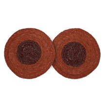 Load image into Gallery viewer, Seagrass Placemats Set of 2 - Red