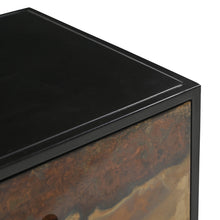Load image into Gallery viewer, Galaxy Two Drawer Iron Side Table