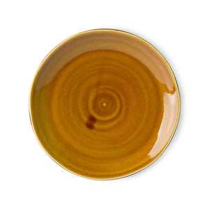 HKliving Japanese Dinner Plate Brown