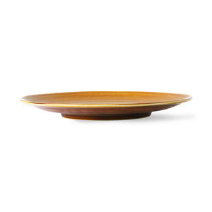 HKliving Japanese Dinner Plate Brown