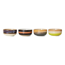 Load image into Gallery viewer, HKliving 70&#39;s Ceramic Humus Dessert Bowls - Set of Four