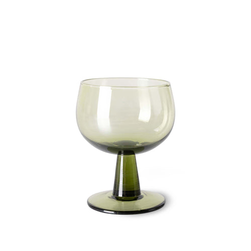 HKLIVING Olive Low Wine Glass