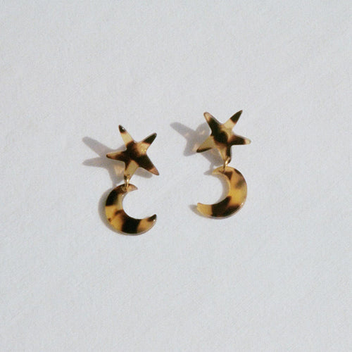 Larisa Tortoiseshell Acetate Earrings
