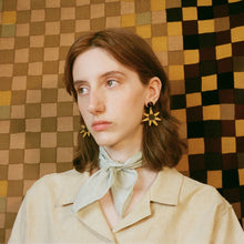 Load image into Gallery viewer, Margarita Mustard Acetate Earrings