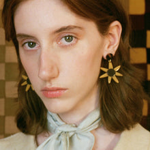 Load image into Gallery viewer, Margarita Mustard Acetate Earrings