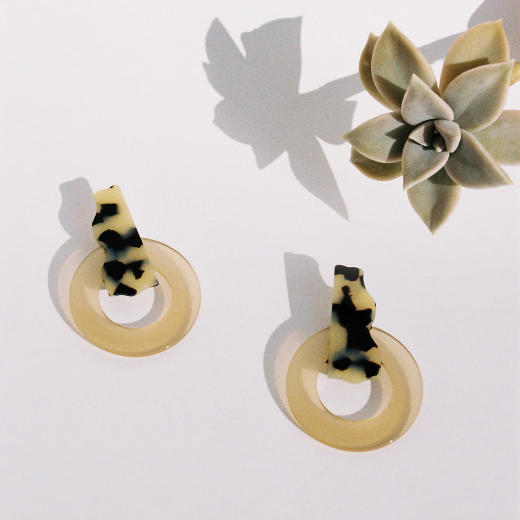 Plumaria Acetate Earrings