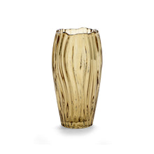 Load image into Gallery viewer, Serax Ribbed Amber Glass Vase