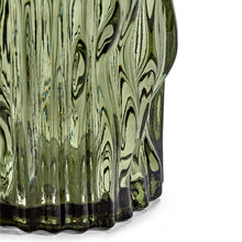 Load image into Gallery viewer, Serax Ribbed Green Glass Vase