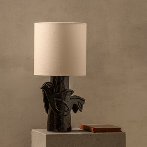 Paloma Black Bird Table Lamp