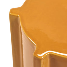 Load image into Gallery viewer, Ochre Geometrical Pawn Side Table