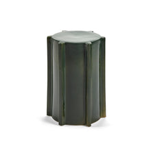 Load image into Gallery viewer, Dark Green Geometrical Pawn Side Table