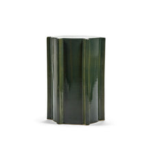 Load image into Gallery viewer, Dark Green Geometrical Pawn Side Table