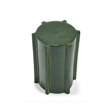 Load image into Gallery viewer, Dark Green Geometrical Pawn Side Table