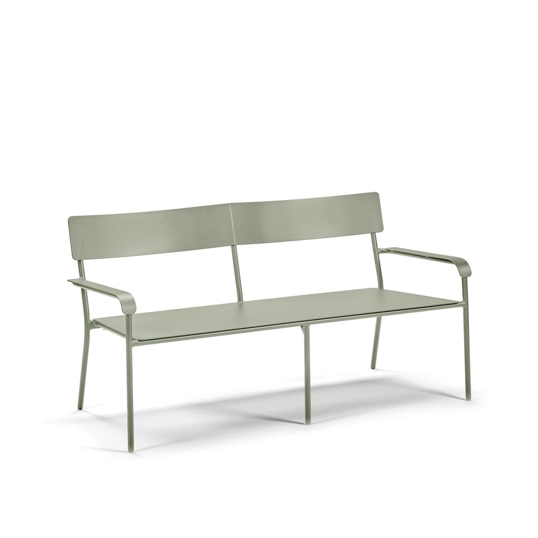 August Two Seat Outdoor Bench