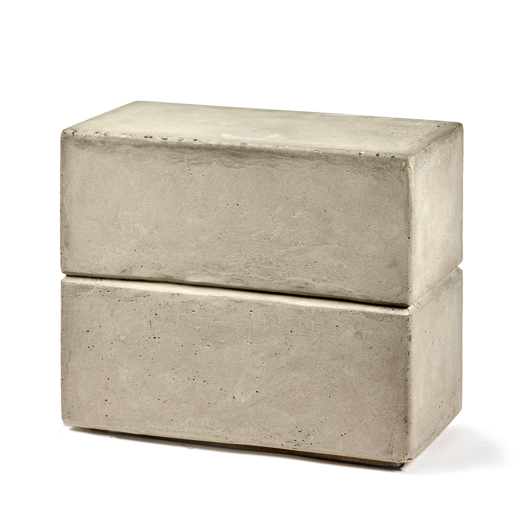 Rectangular Concrete Stool Pawn