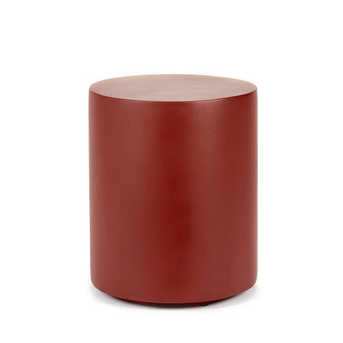 Round Stool Fiber Red Pawn