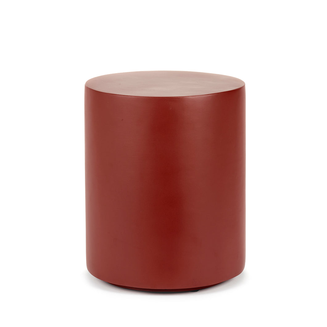 Round Stool Fiber Red Pawn
