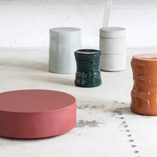Load image into Gallery viewer, Round Coffee Table Fiber Red Pawn