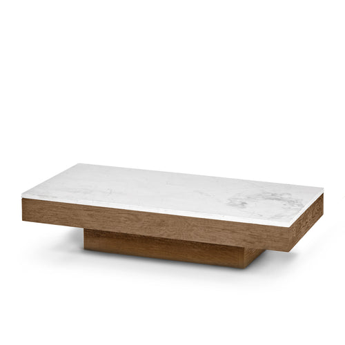 Rudolph Marble Cognac Coffee Table - 2 Sizes