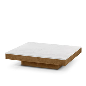 Rudolph Marble Cognac Coffee Table - 2 Sizes