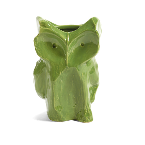 Serax Green Owl Vase - Large