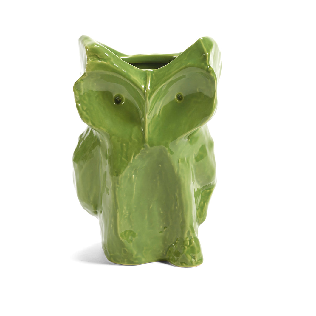 Serax Green Owl Vase - Large