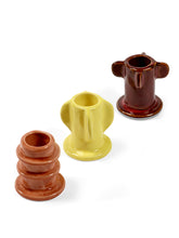 Load image into Gallery viewer, Glazed Molly Candle Holder - Set of 3