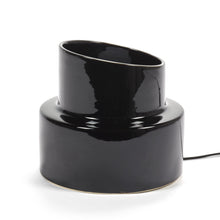 Load image into Gallery viewer, Black Pillar Table Lamp