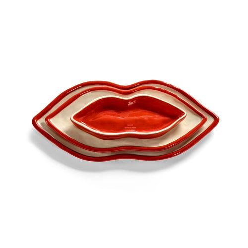 Serving Dishes Lips Set of 3